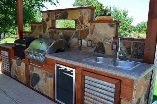 How To Enhance Outdoor Spaces With, Pictures Of Outdoor Concrete Countertops