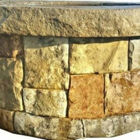 stack-stone-firepit-seatwall-liner-concrete-stamp