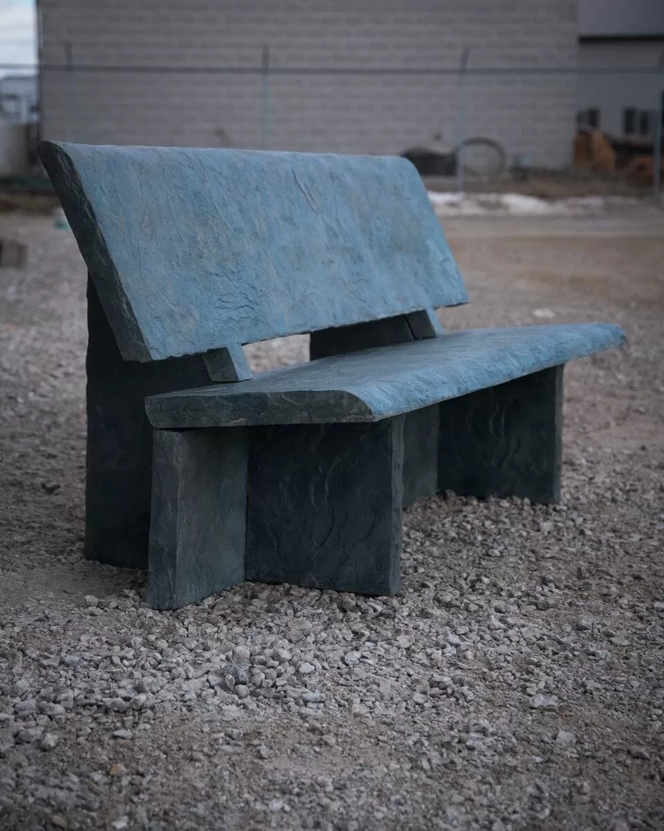 heirloom-slate-precast-mold-bench-set