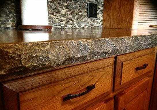 standard concrete countertop form