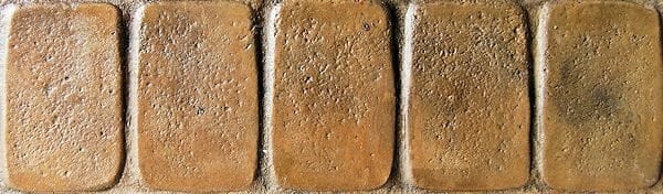 victorian brick concrete roller sample